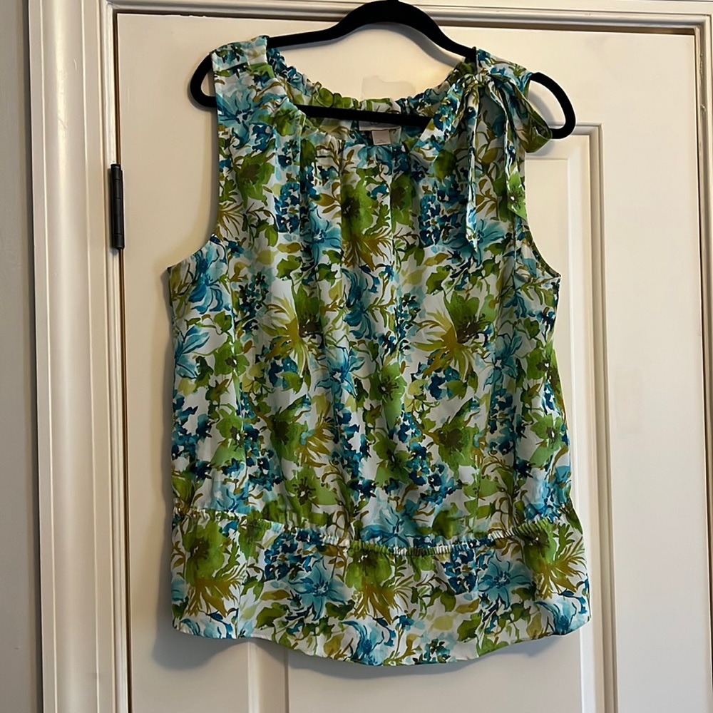 XL LOFT floral blouse